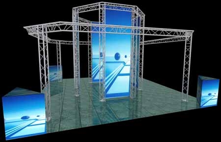 L005TDT - 20'x20' Triangle Display Truss