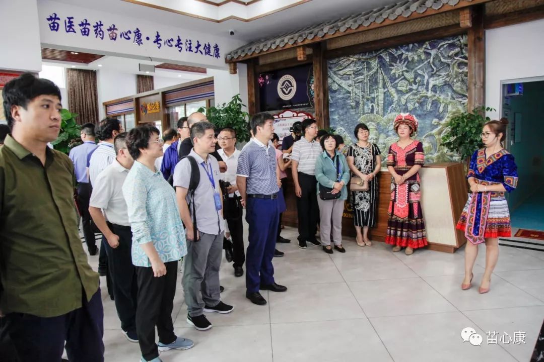 国家民委有关部门130人调研组到苗心康企业调研指导工作 国家民委有关部门130人调研组到苗心康企业调研指导工作