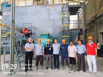 陶瓷用生物质热风炉调试运行