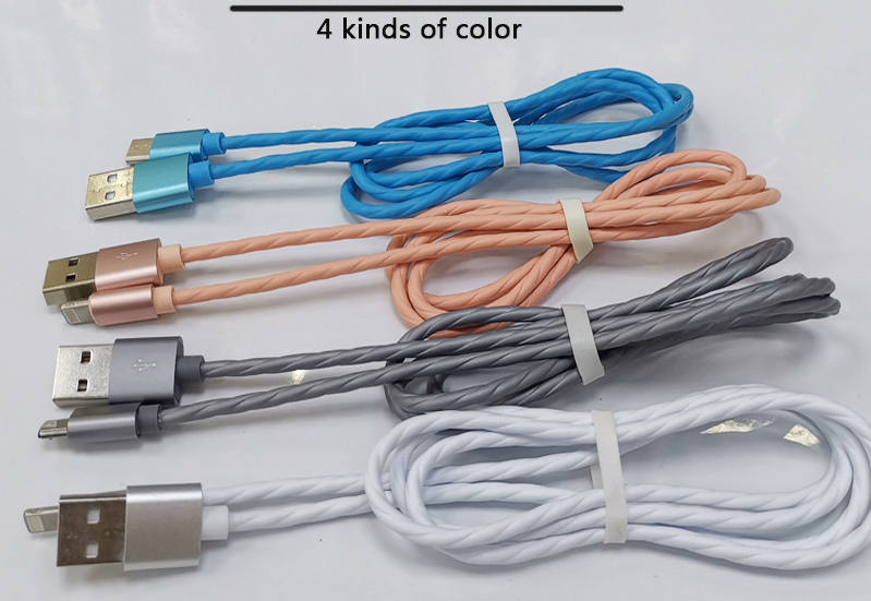 USB Mobile Data Charge Cable Wave  lighting