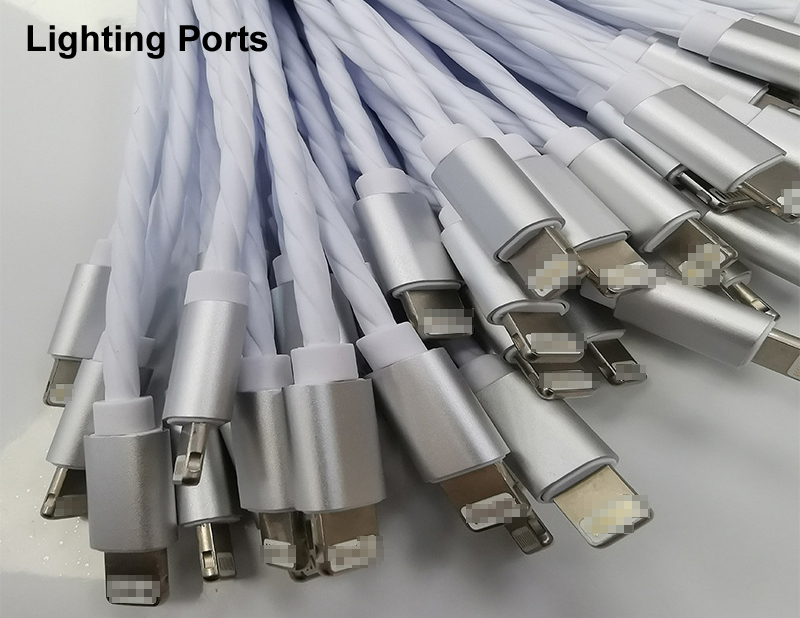 USB Mobile Data Charge Cable Wave  lighting