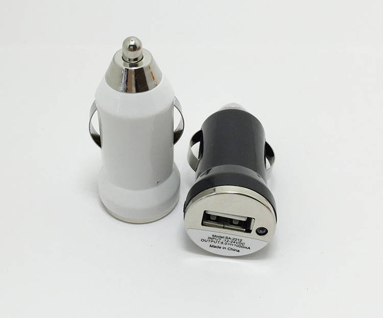 USB Car Charger Mini Bullet