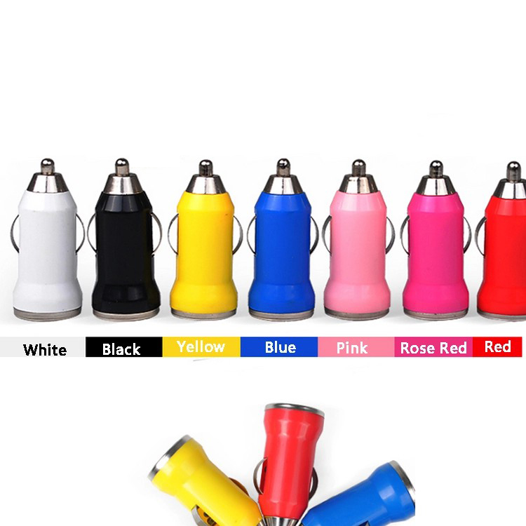 USB Car Charger Mini Bullet