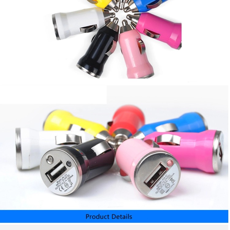 USB Car Charger Mini Bullet