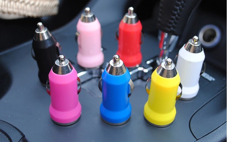 USB Car Charger Mini Bullet