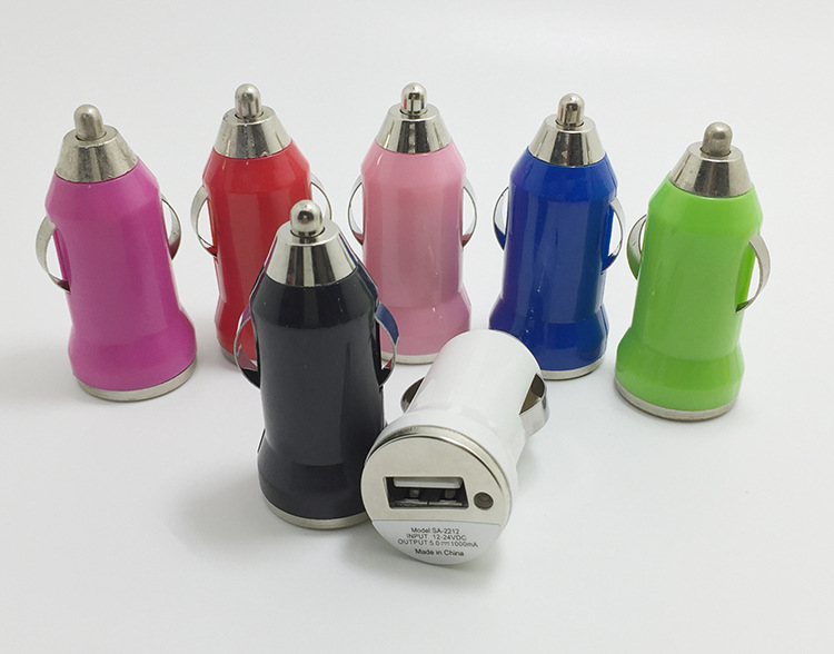 USB Car Charger Mini Bullet