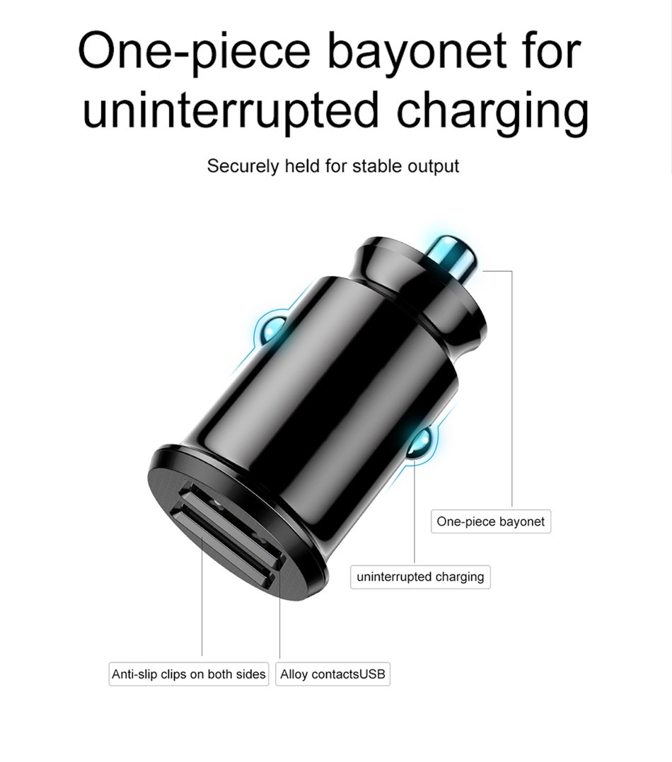 USB Car Charger Mini 