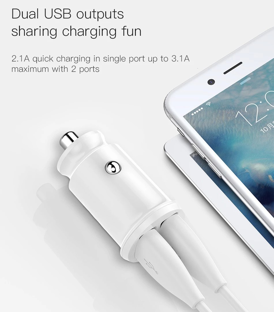 USB Car Charger Mini 