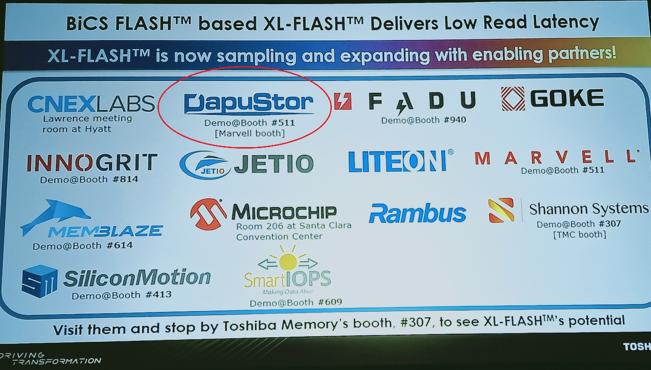 好合作带来好产品 -DapuStor亮相2019 Flash Memory Summit 好合作带来好产品 -DapuStor亮相2019 Flash Memory Summit