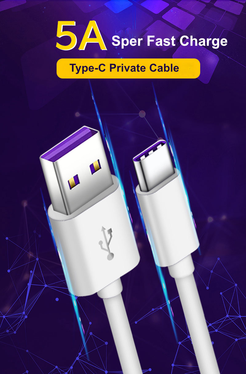 5A type C  Data Charger Cable