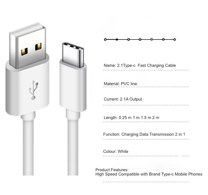 5A type C  Data Charger Cable