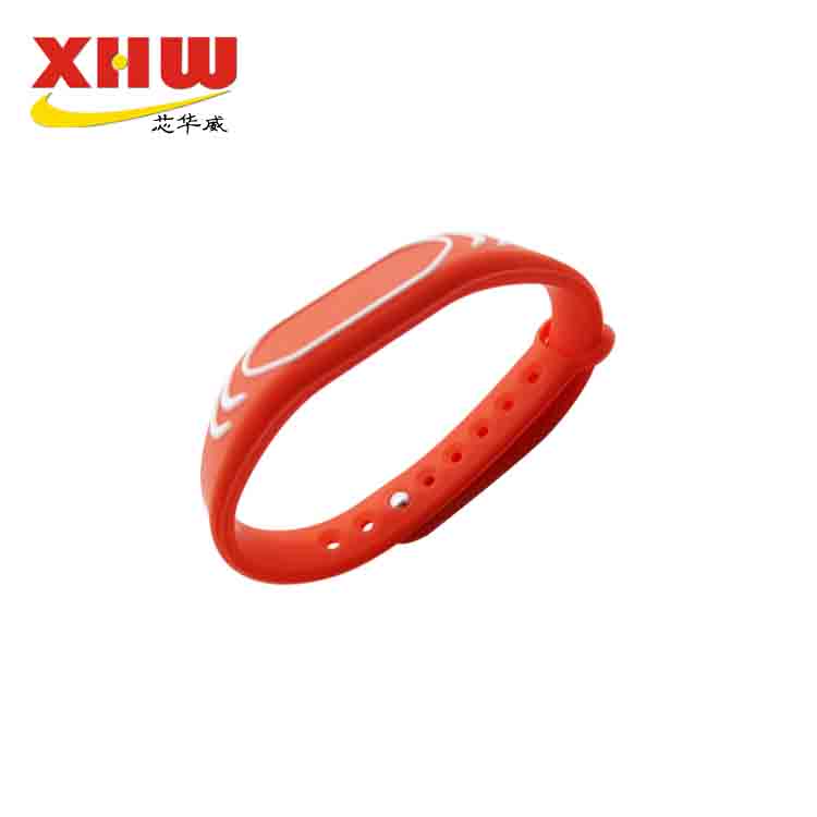 XHW-005单色考勤门禁安防rfid低/高/超高频腕带