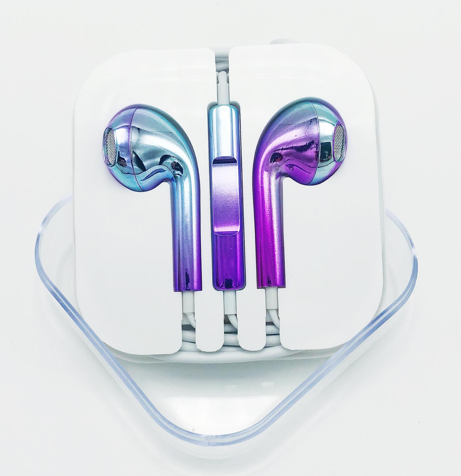 Colored wired earphone