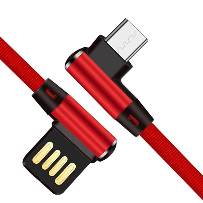 USB Data Charge Cable Right Micro