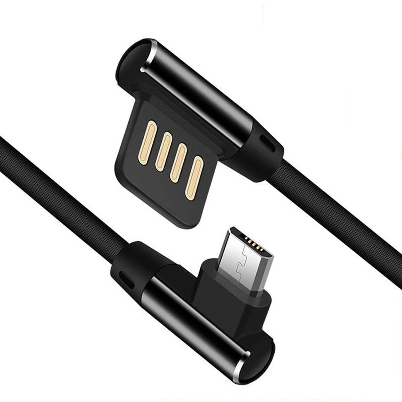 USB Data Charge Cable Right Micro