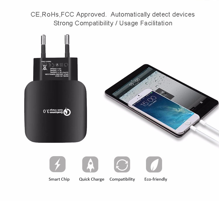 QC3.0 USB Car Charger 