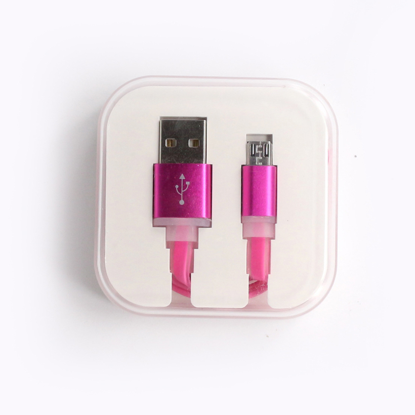 USB Mobile Data Charge Cable with Crystal packing