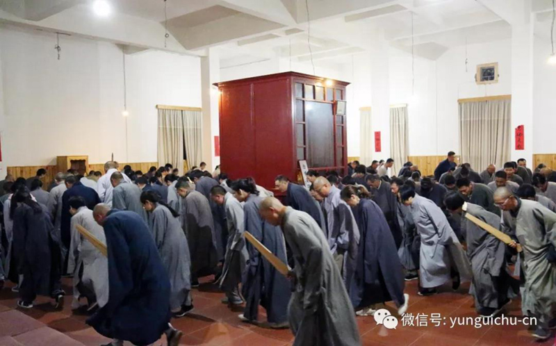 山穷水尽逼匝处 心花迸裂彻性天——云居山下院庆云禅寺春季禅七如期举行 山穷水尽逼匝处 心花迸裂彻性天——云居山下院庆云禅寺春季禅七如期举行