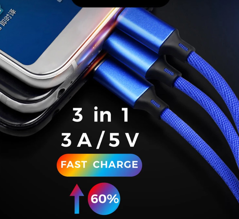 USB Charge Cable 3 in 1