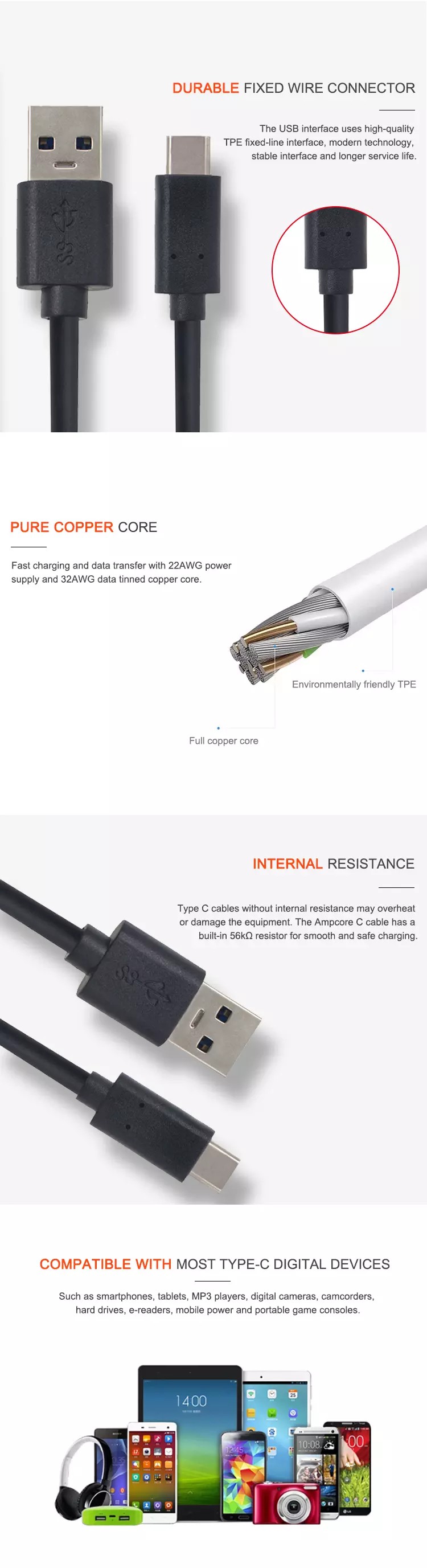 USB3.0 AM typeC