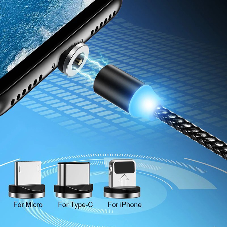 Magnetic charge cable