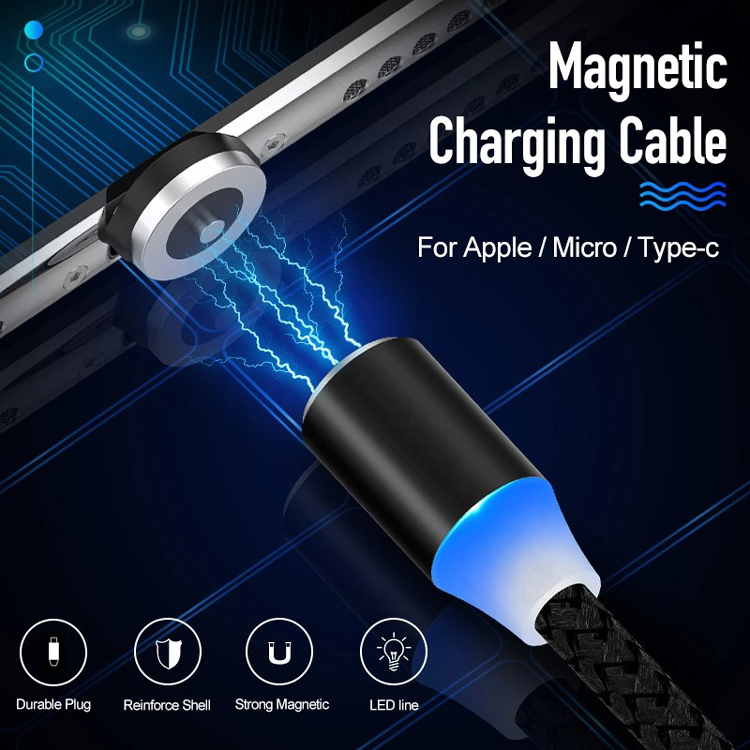 Magnetic charge cable