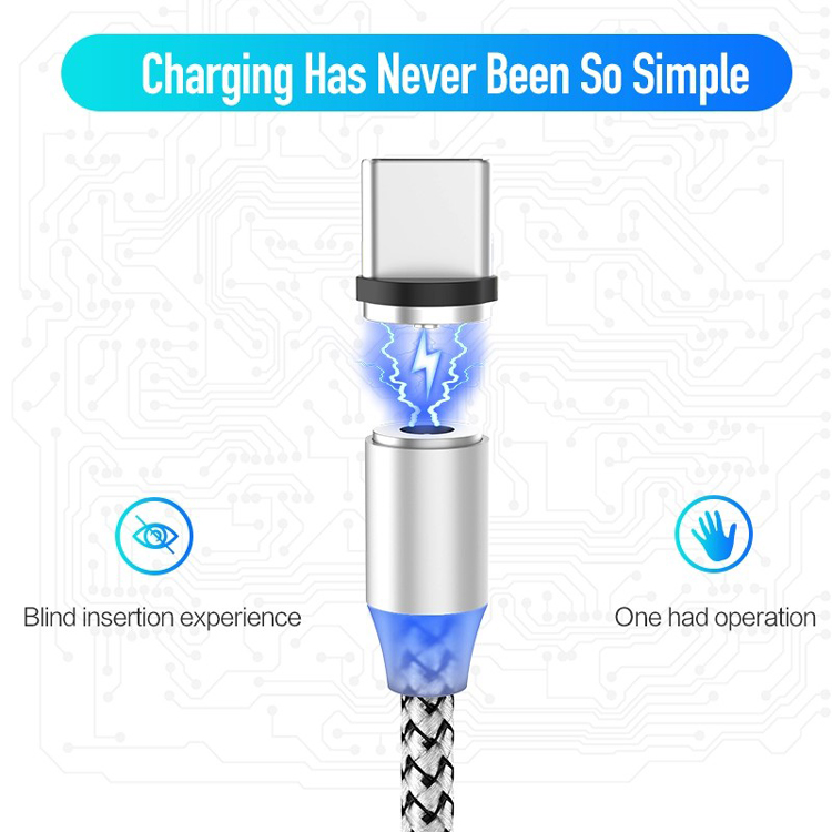 Magnetic charge cable