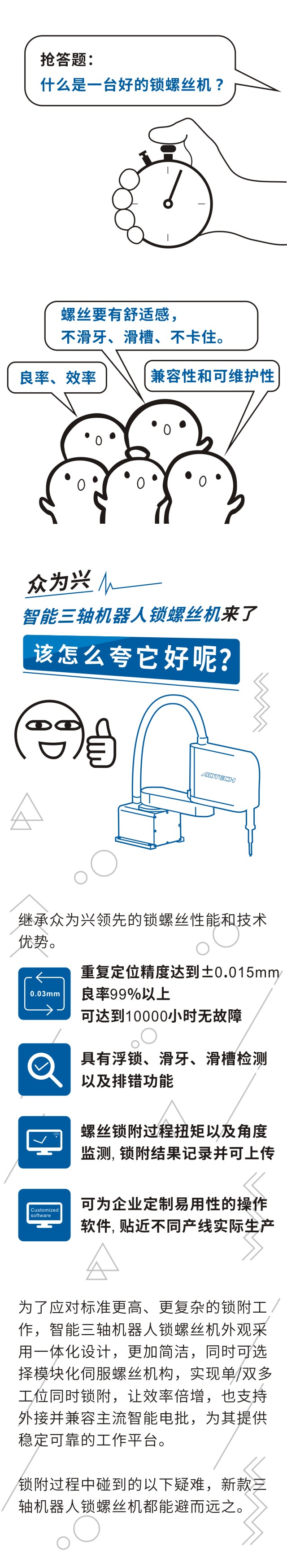 新品預(yù)告 | 眾為興三軸鎖螺絲機(jī)器人