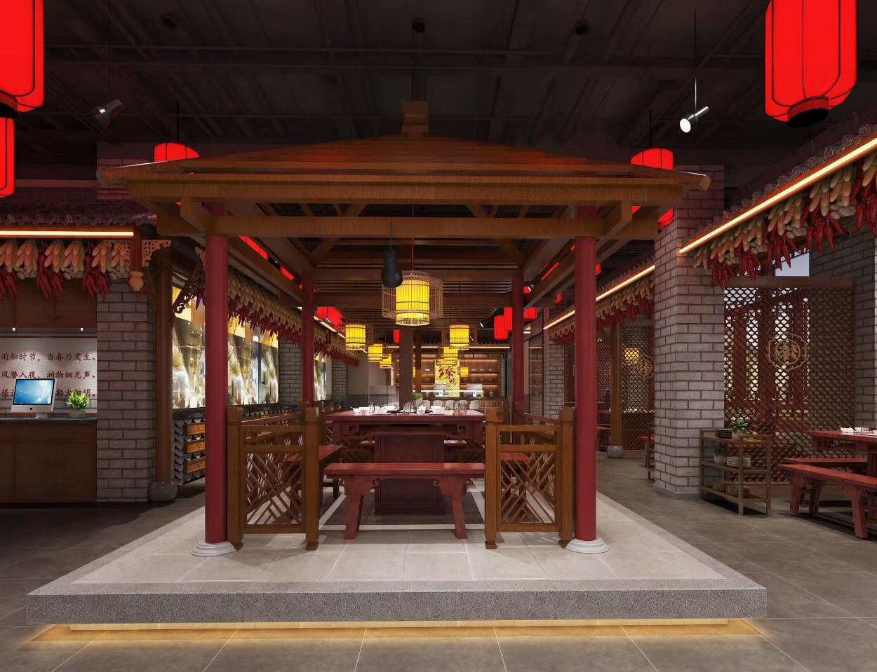 信阳民俗中式老成都火锅店 信阳民俗中式老成都火锅店