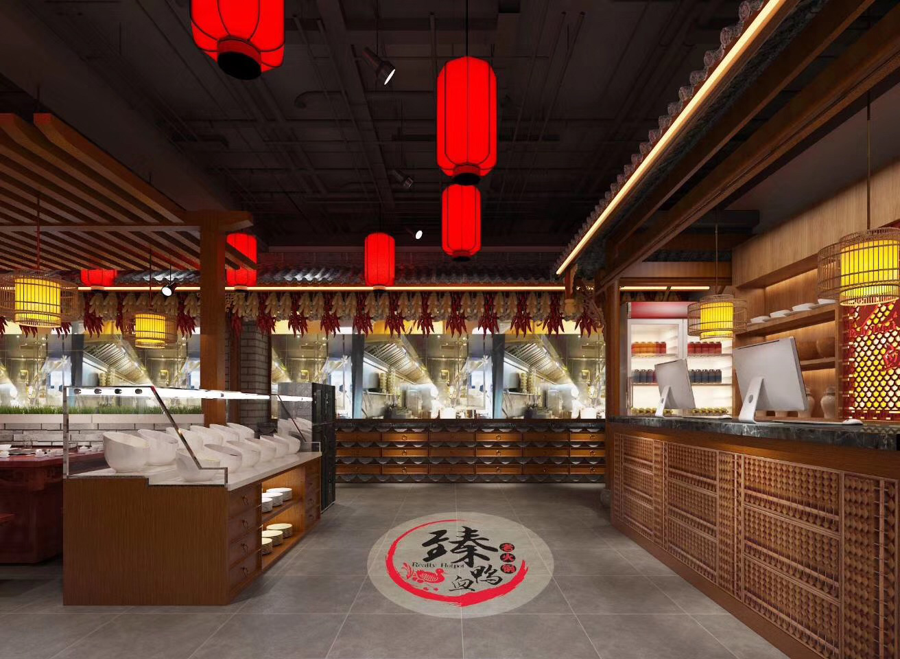 信阳民俗中式老成都火锅店 信阳民俗中式老成都火锅店