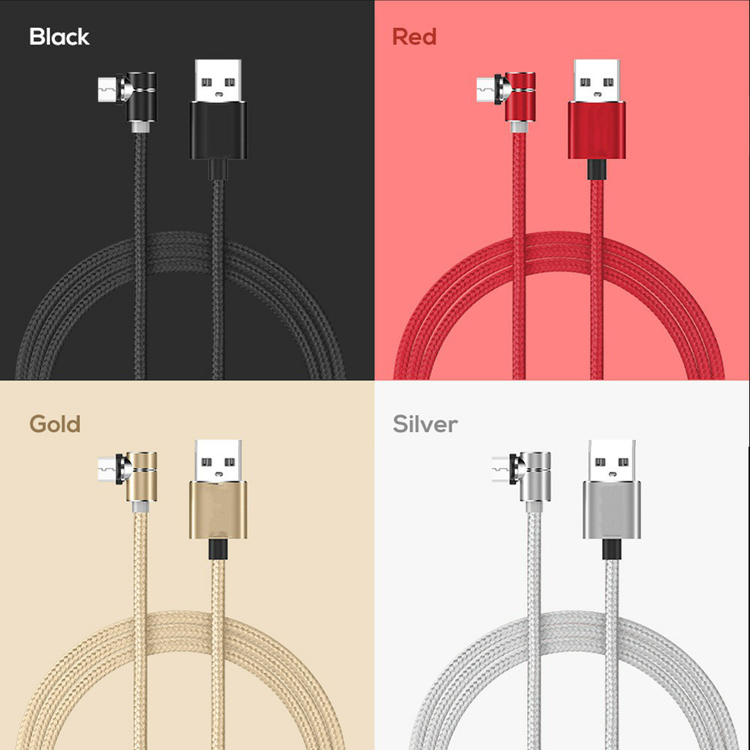 Magnetic charge cable “L' shap