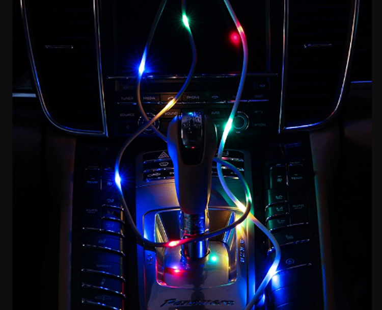 Music Sound Controlled Luminescence Usb Data Cable 