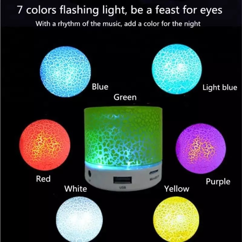 MINI Bluetooth speaker color flash