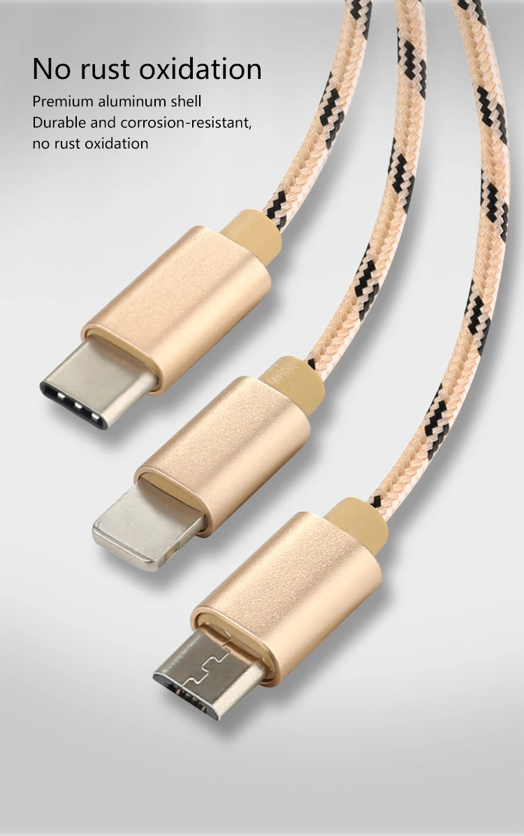 USB   Charge Cable 3 in 1