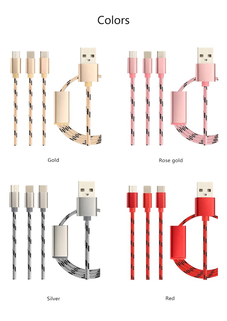 USB   Charge Cable 3 in 1