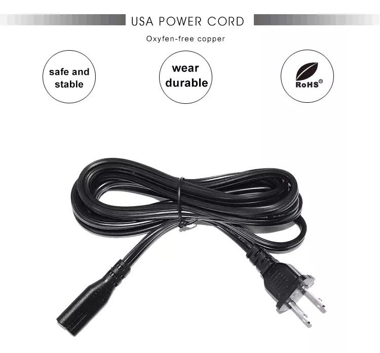 Power cord 2C US