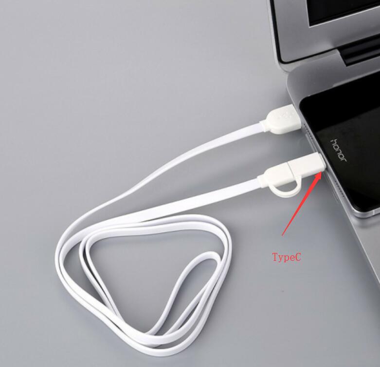 USB  Flat Data Cable 2 in 1 