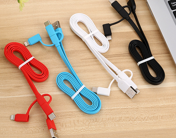 USB  Flat Data Cable 3 in 1 