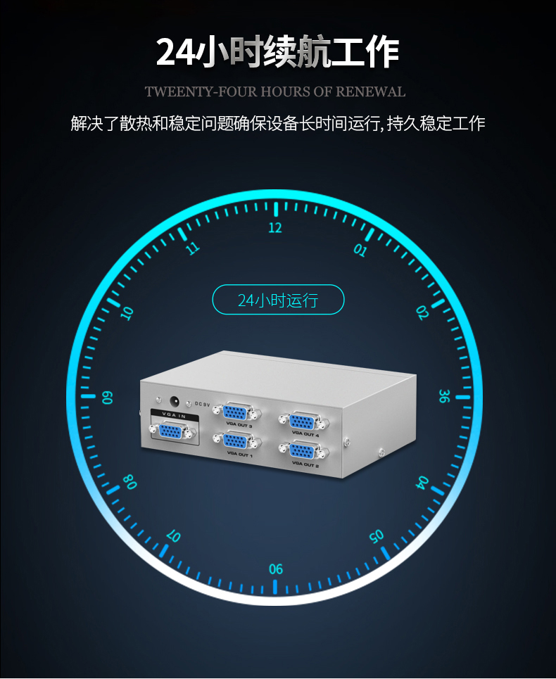 迈拓MT-2504  4口分频器（一进四出）