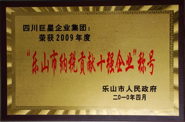 集团再次被评为“纳税贡献十强企业” 集团再次被评为“纳税贡献十强企业”