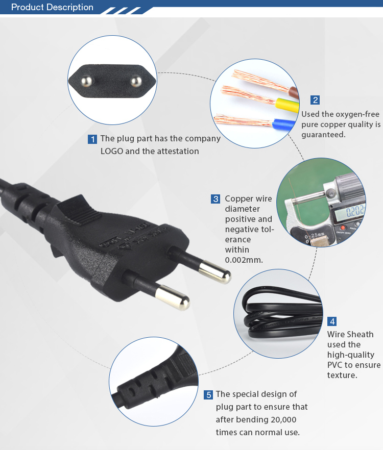 Power Cord EU type 2C