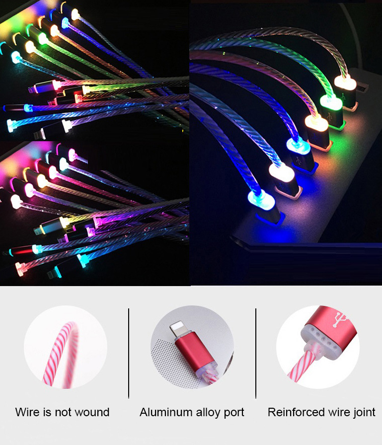 Colorful Gradient LED Lighting Cable