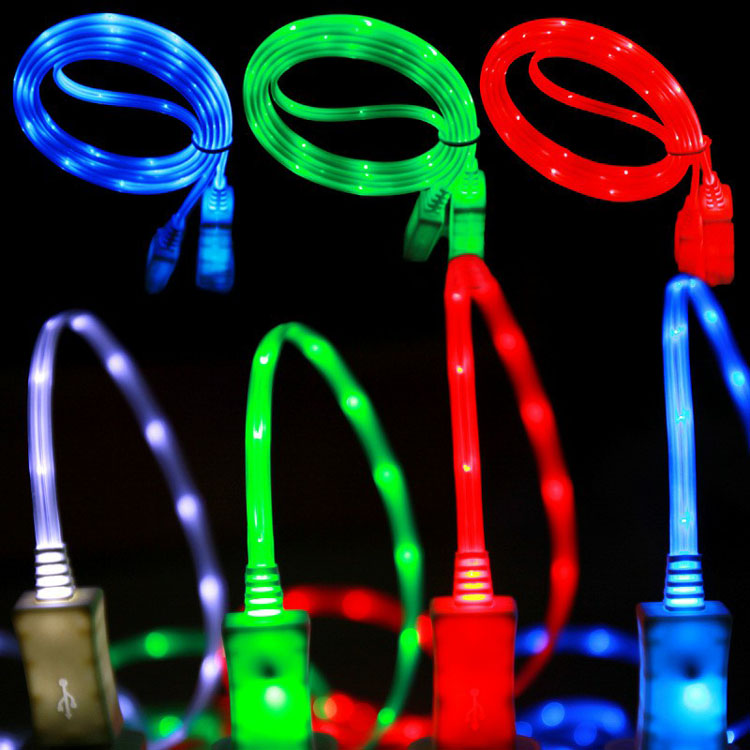 LED lighting data charging cable Micro