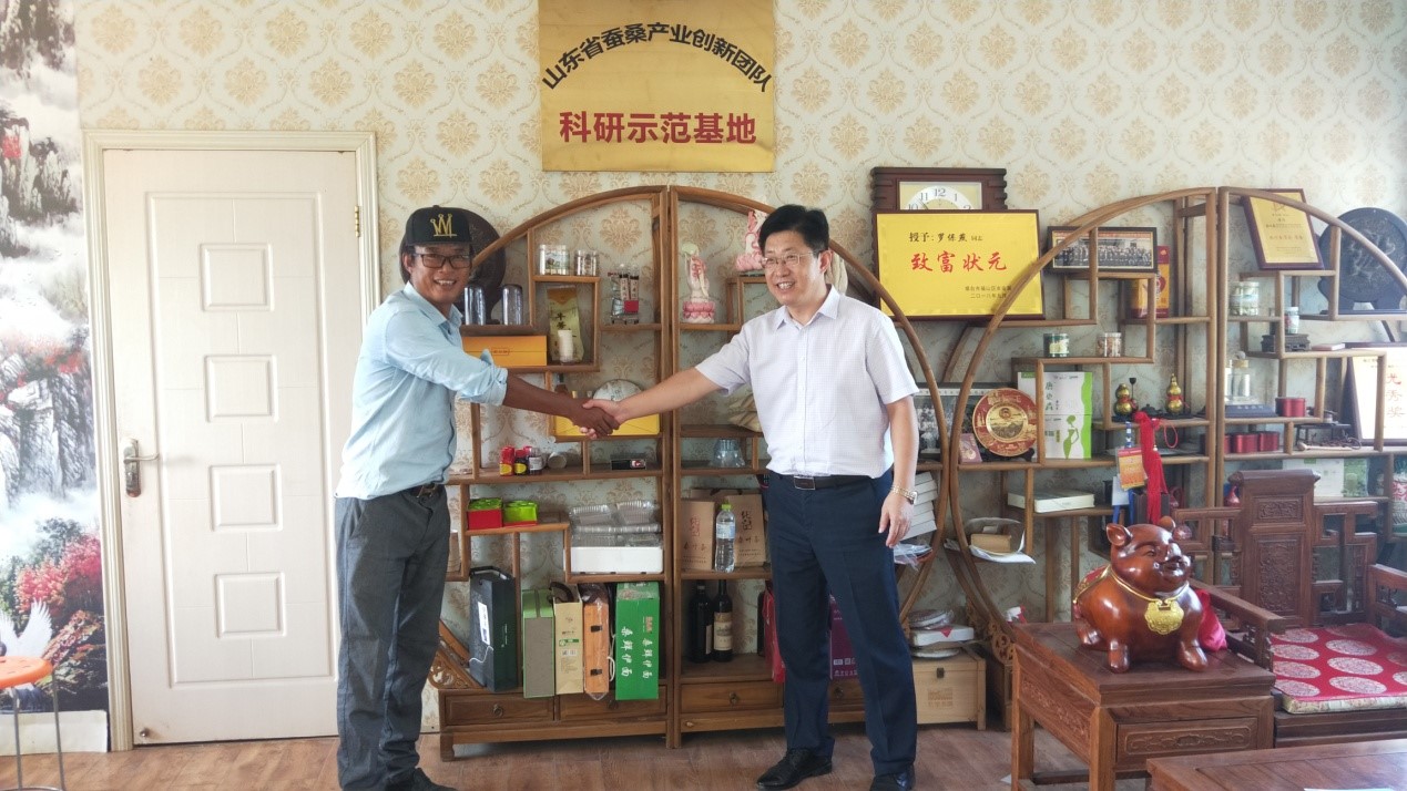 省蚕桑创新团队福山科研示范基地揭牌 省蚕桑创新团队福山科研示范基地揭牌