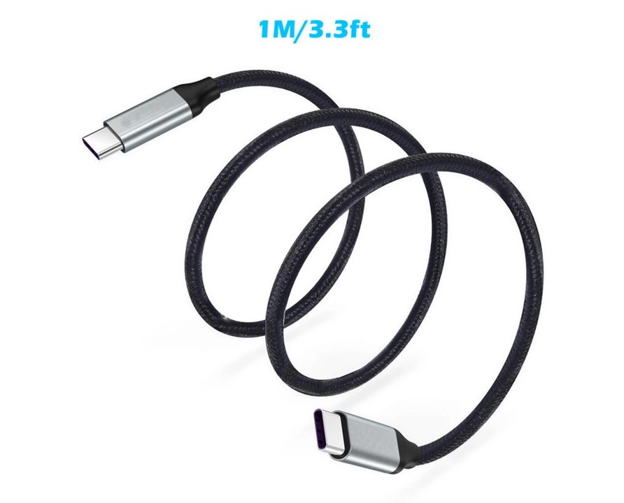 USB typeC cable M/M metal and braid