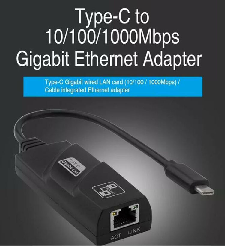 TypeC Gigabit Ethernet Adaptor