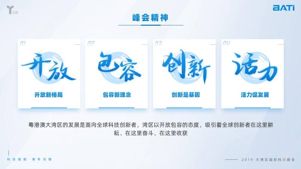 六大亮点丨科技赋能·青年引领,BATi2019大湾区国际科创峰会强势来袭 六大亮点丨科技赋能·青年引领,BATi2019大湾区国际科创峰会强势来袭