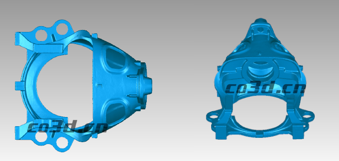 Three-dimensional inspection of wind turbine castings