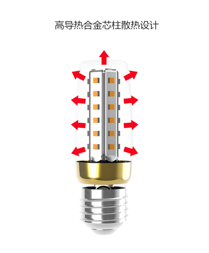 玉兰花开T形泡6w/8w