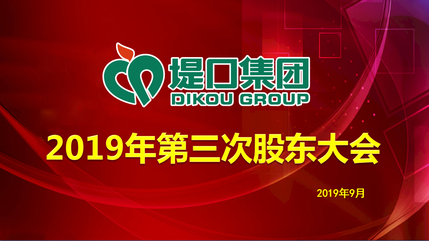 集团公司2019年第三次股东大会圆满结束